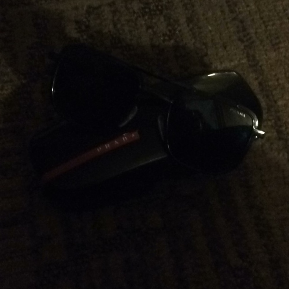 PRADA UNISEX AVIATORS ALL BLACK